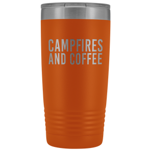 "Campfires and Coffee" 20 oz Tumbler