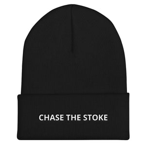 "Chase The Stoke" Cuffed Beanie