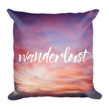 "Wanderlust" Sunset Pillow