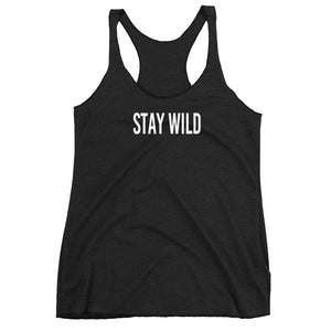 "Stay Wild" Women's Racerback Tank