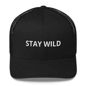 Stay Wild Retro Trucker Cap